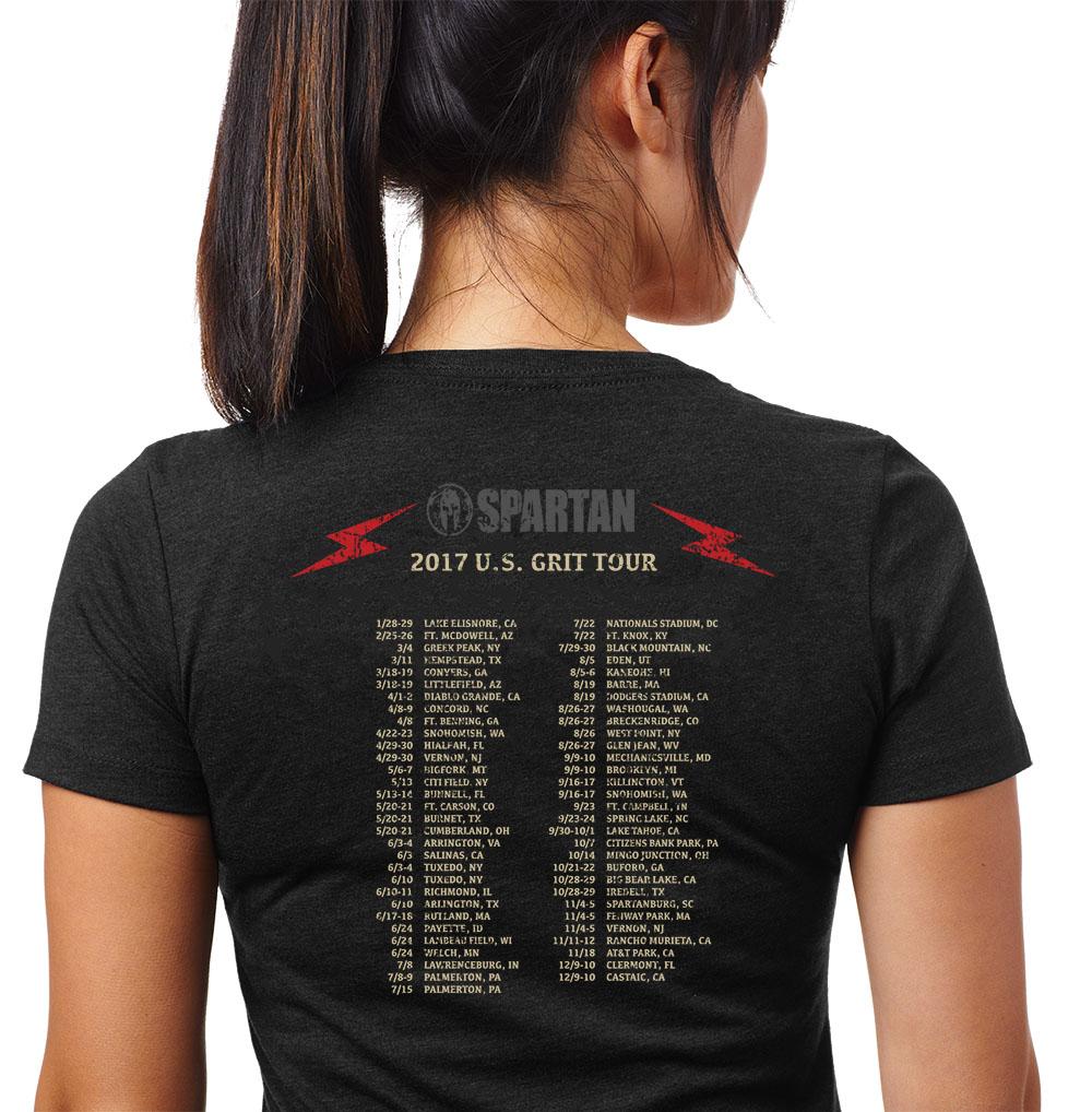 SPARTAN 2017 Grit Tour Official Tee - Women's