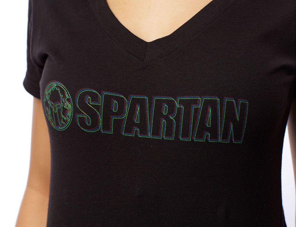 SPARTAN Trifecta Logo Vneck - Women's