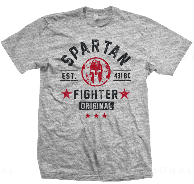 SPARTAN Vintage Fight Tee - Men's