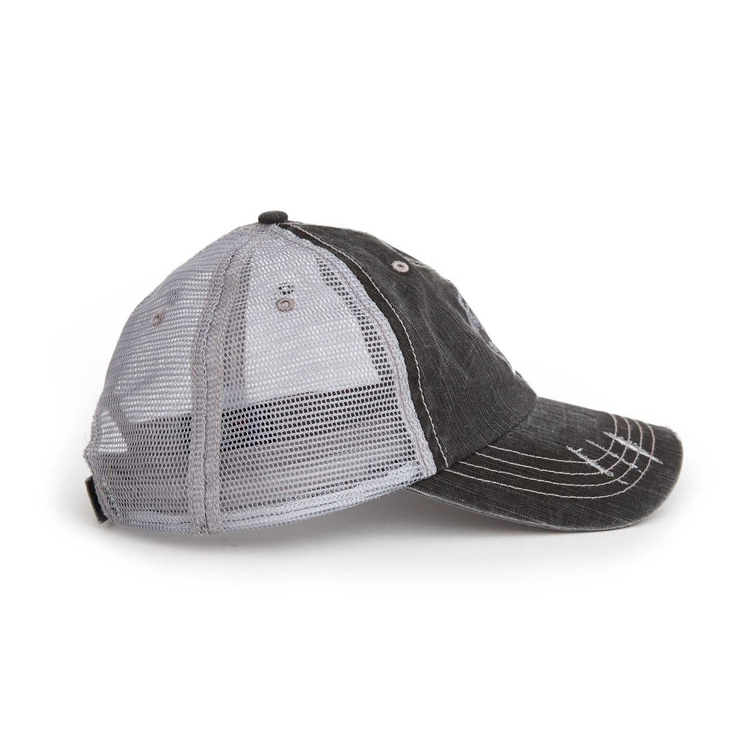 Distressed Spartan Logo Hat - Charcoal