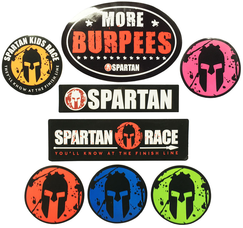 SPARTAN Burpees Sticker Pack