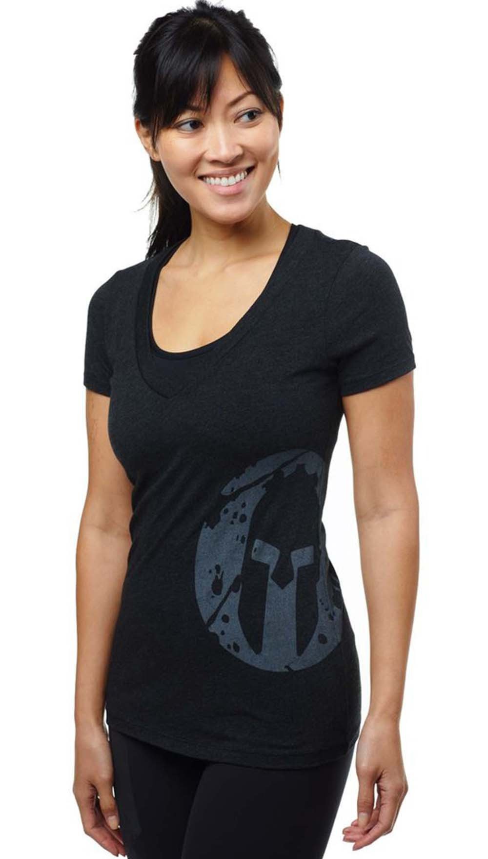 Reebok SPARTAN Race Logo Tee Vneck - Women's