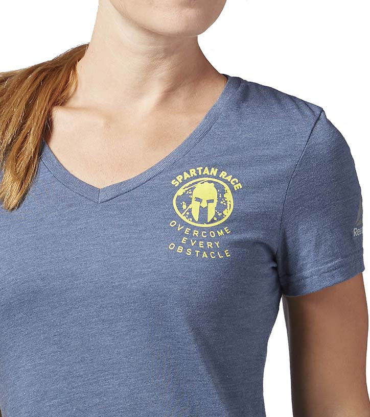 Reebok SPARTAN Race Tri-Blend V-Neck Tee - Women's