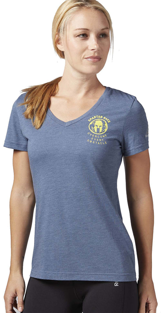 Reebok SPARTAN Race Tri-Blend V-Neck Tee - Women's