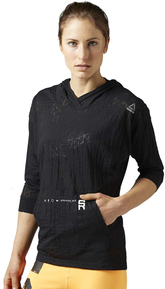 Reebok SPARTAN Race Burnout Hoodie - Women's
