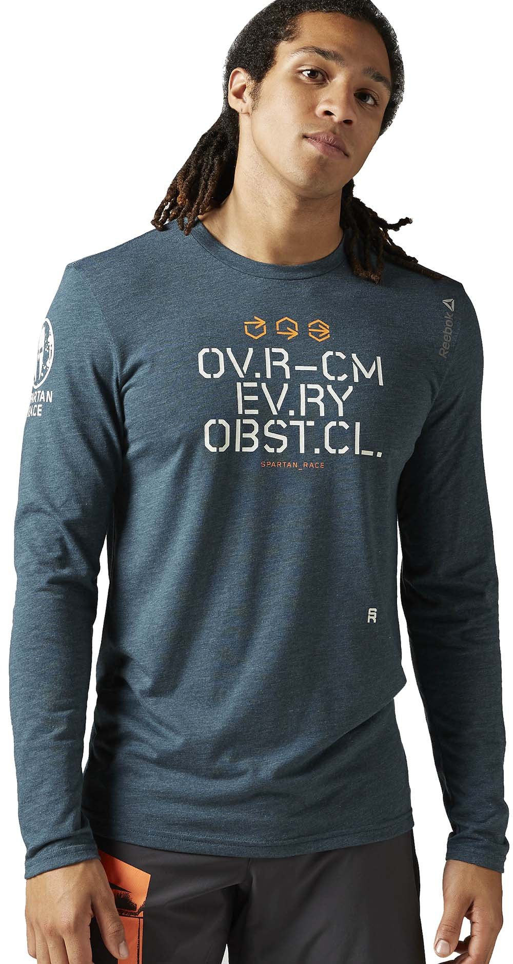 Reebok SPARTAN Race LS Tri-Blend Tee - Men's