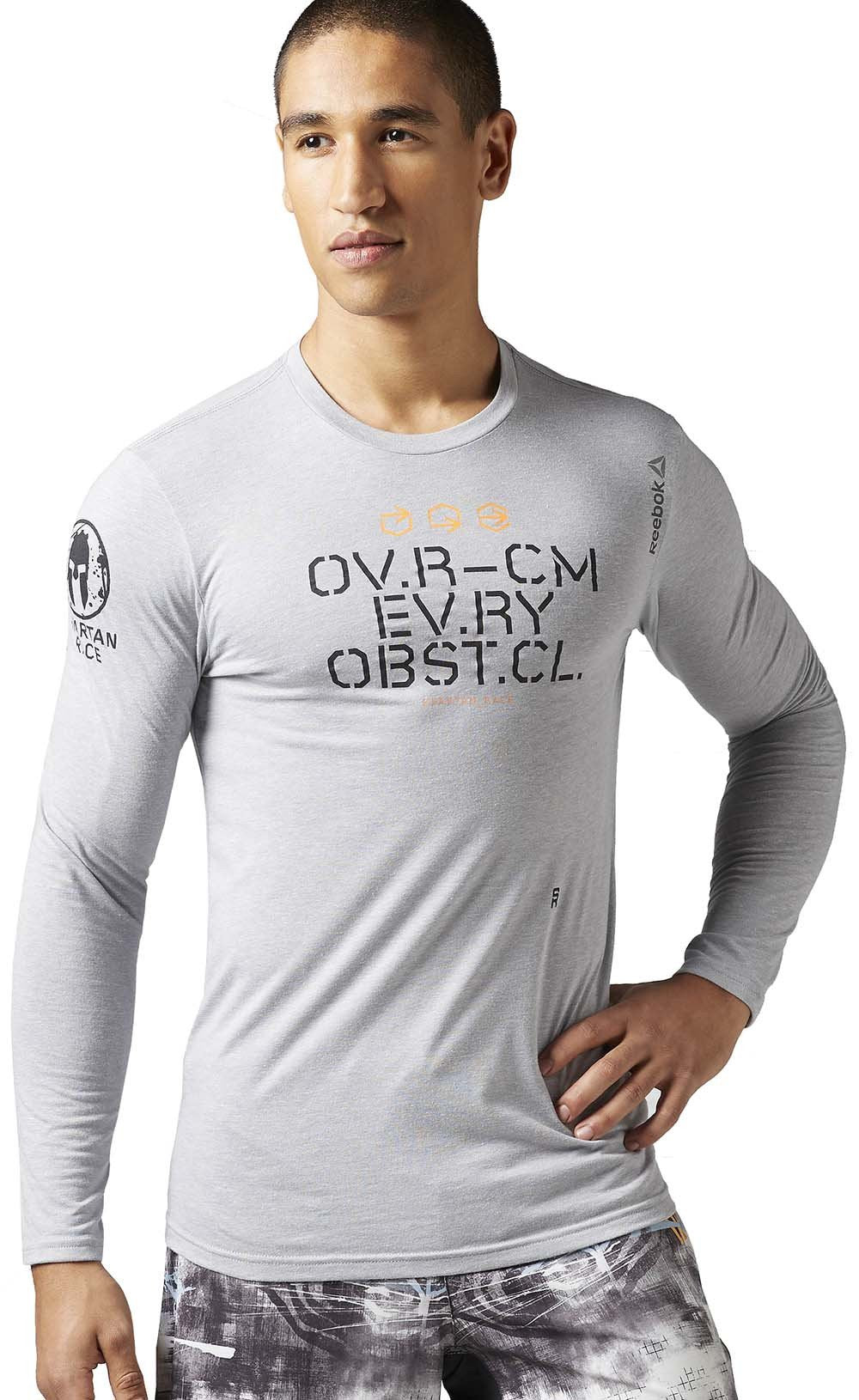 Reebok SPARTAN Race LS Tri-Blend Tee - Men's