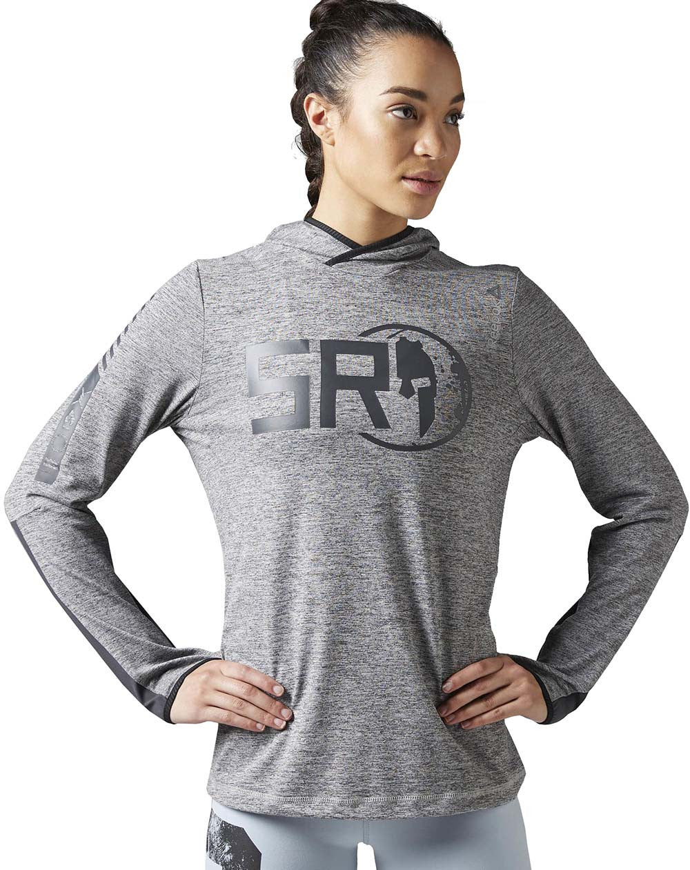 Reebok SPARTAN Race Hooded L/S Tee - Women's