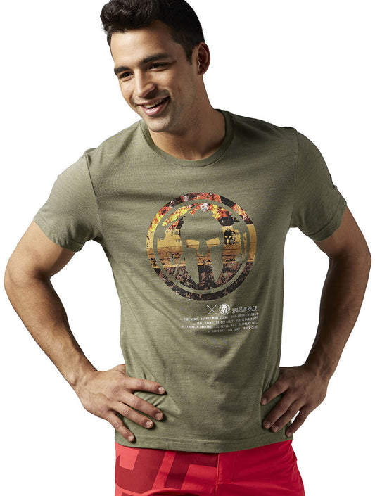 Reebok SPARTAN Race Triblend Logo Tee - Men's