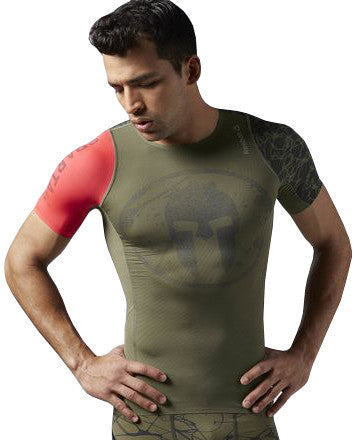 Reebok SPARTAN Race Compression Short Sleeve Top - Men's