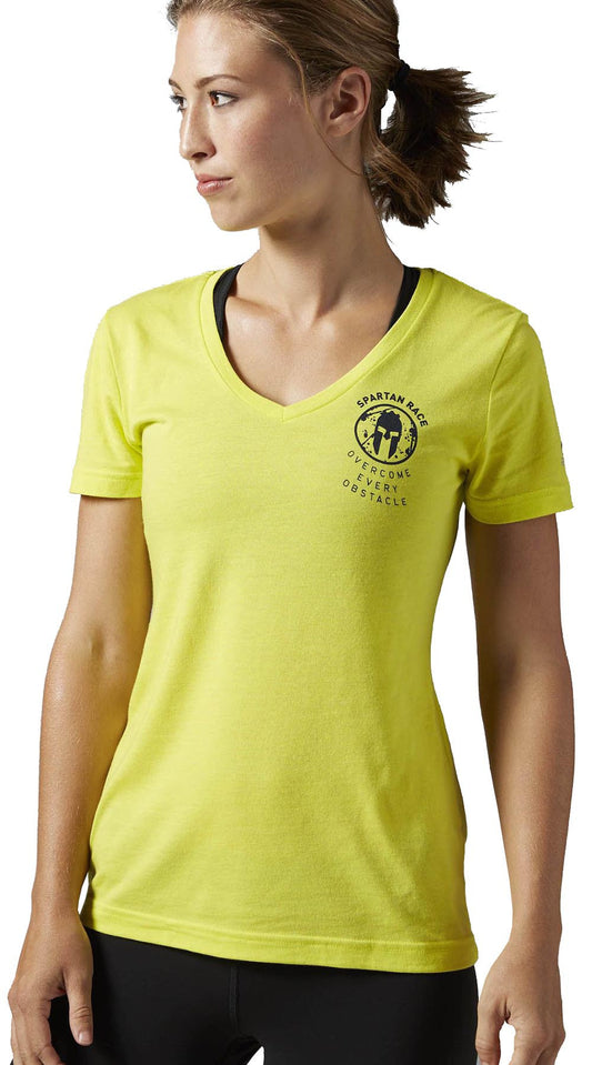 Reebok SPARTAN Race Tri-Blend VNeck Tee - Women's