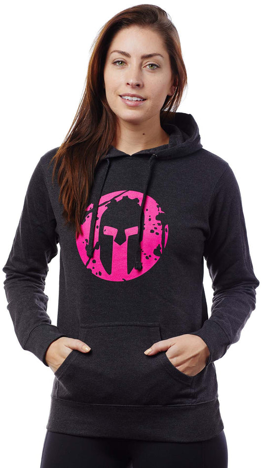 SPARTAN Bold Helmet Logo Hoodie - Women's