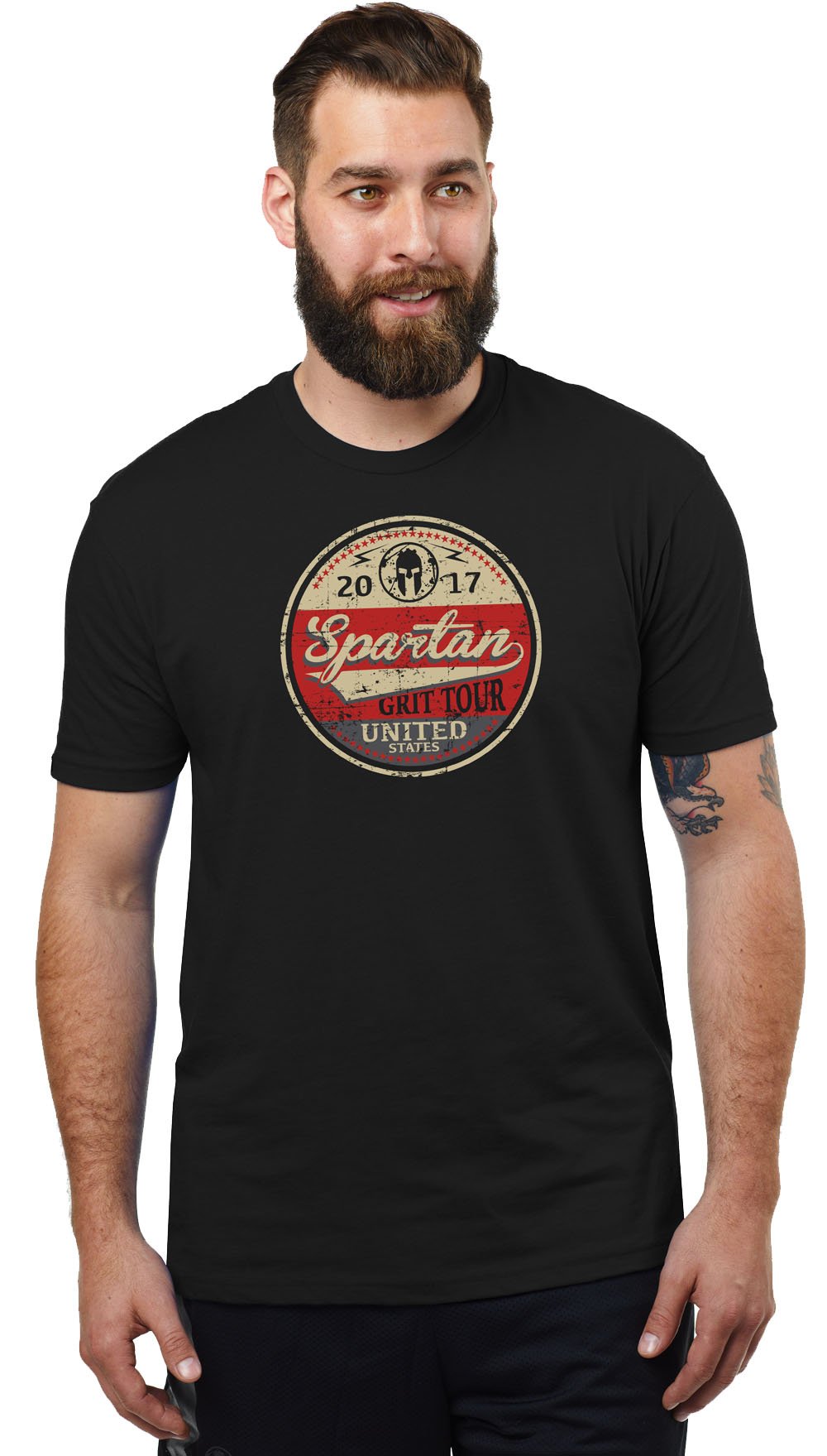 SPARTAN 2017 Official Grit Tour Tee - Men's