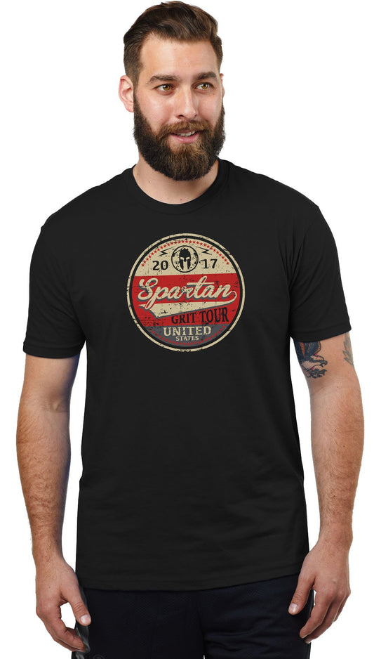 SPARTAN 2017 Official Grit Tour Tee - Men's