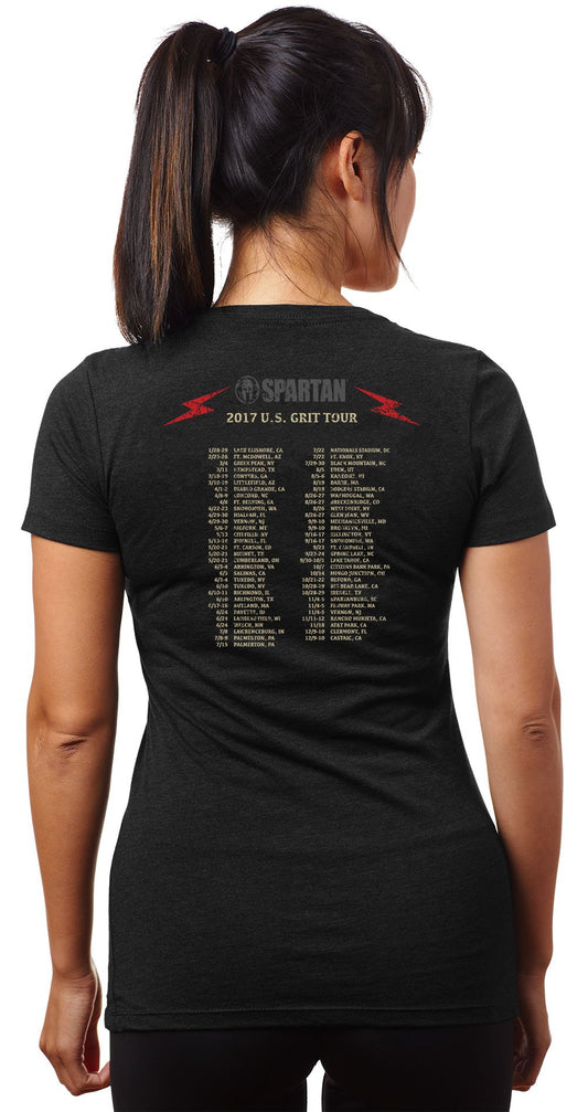 SPARTAN 2017 Grit Tour Official Tee - Women's