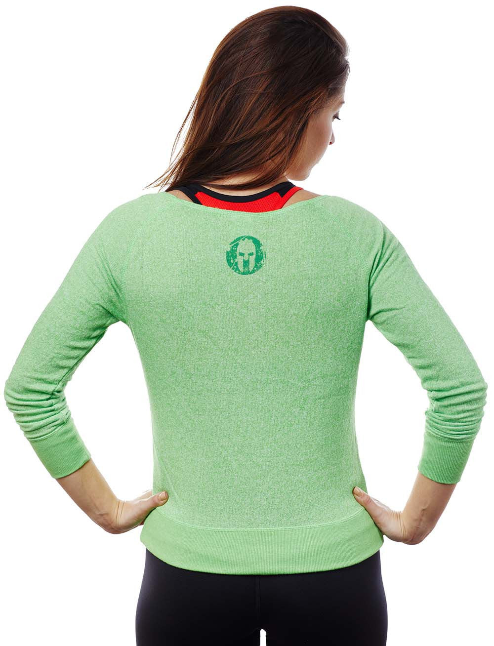 SPARTAN Scoop Neck Crew Sweatshirt - Women's