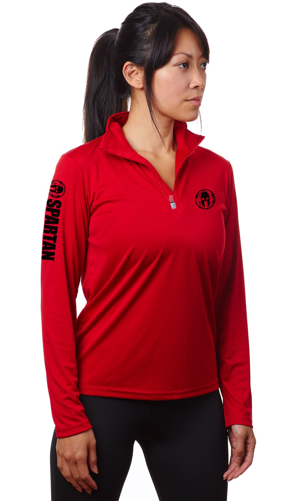 SPARTAN Performance 1/4 Zip Logo  - Women's