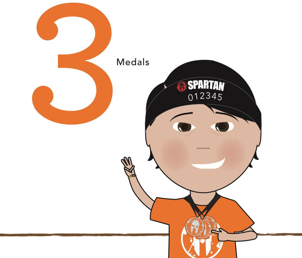 SPARTAN Numbers Kids Book
