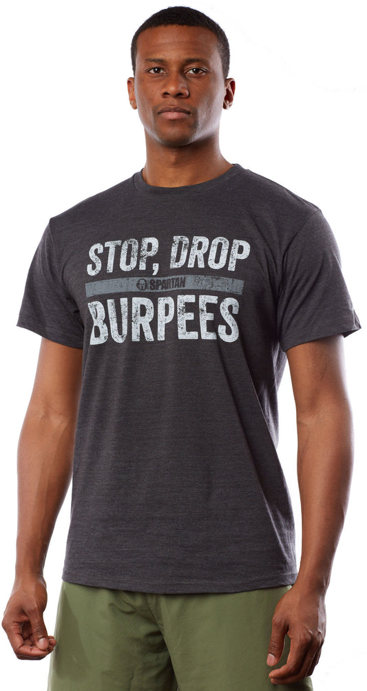 Spartan Stop, Drop, Burpee Tee - Men's