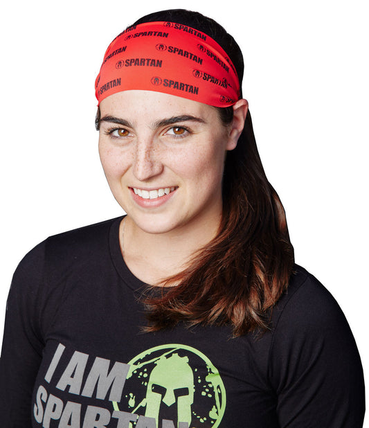 SPARTAN Logo Headband - Red - Unisex