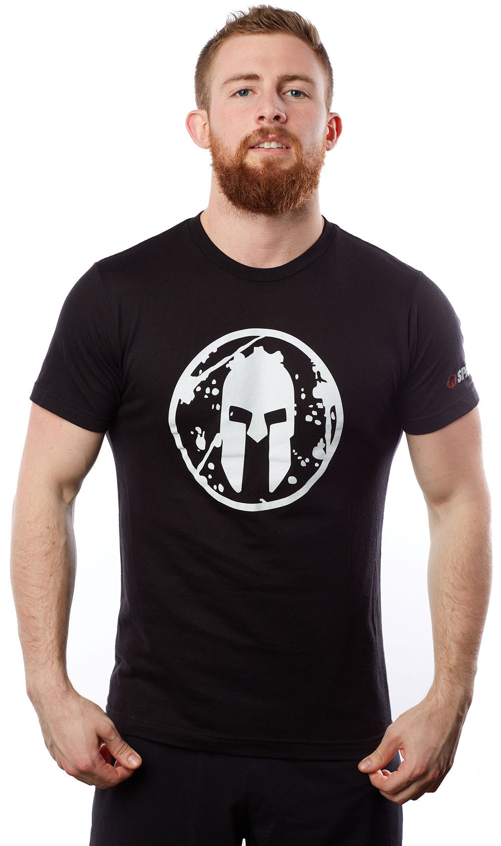 Spartan Helmet Bold Logo Tee - Men's