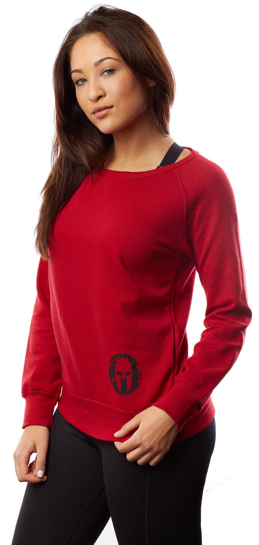Spartan Just Warming Up Crew Sweatshirt - Women's