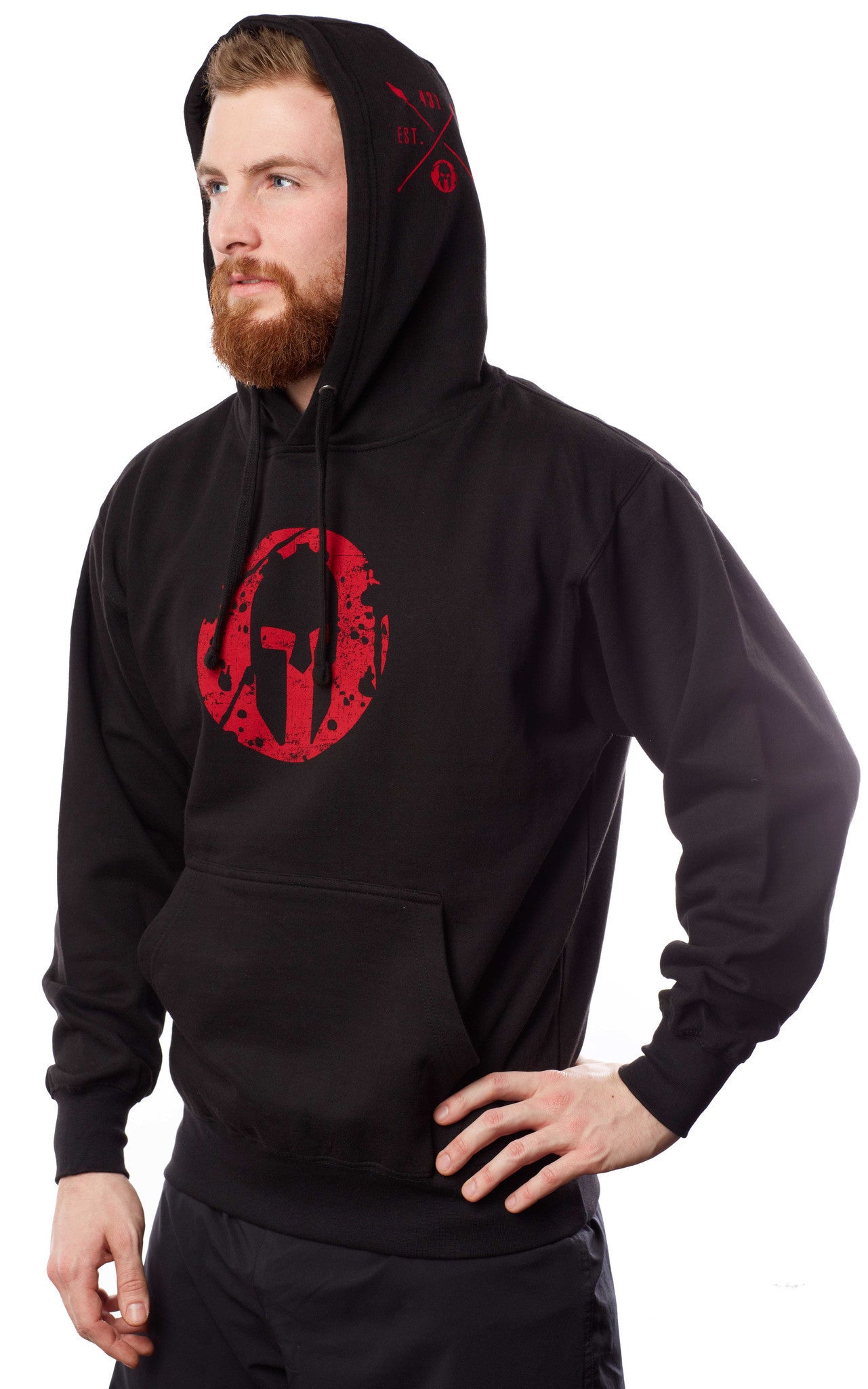 SPARTAN Bold Helmet Logo Hoodie - Men's