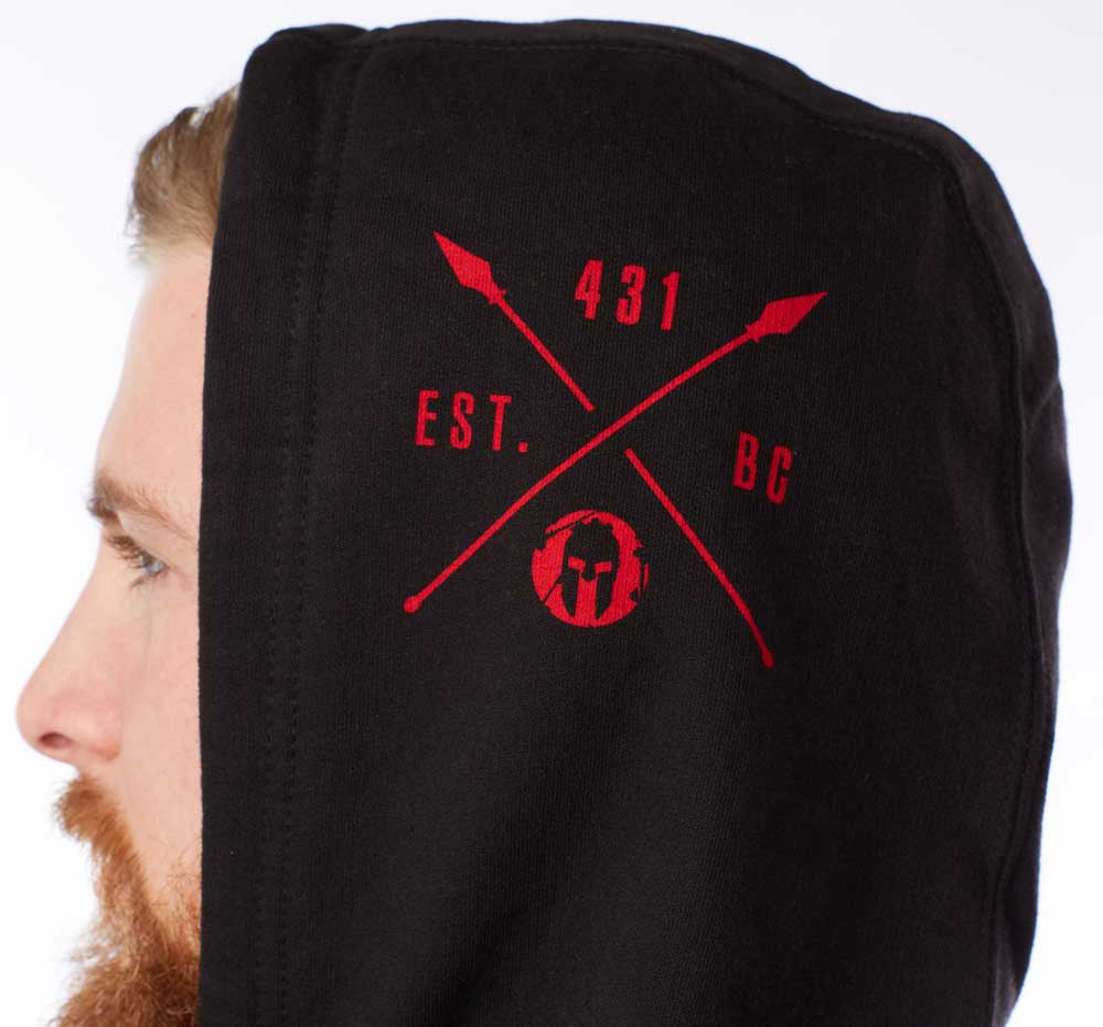 SPARTAN Bold Helmet Logo Hoodie - Men's