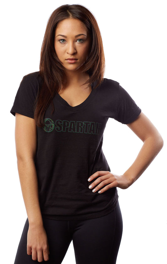 SPARTAN Trifecta Logo Vneck - Women's