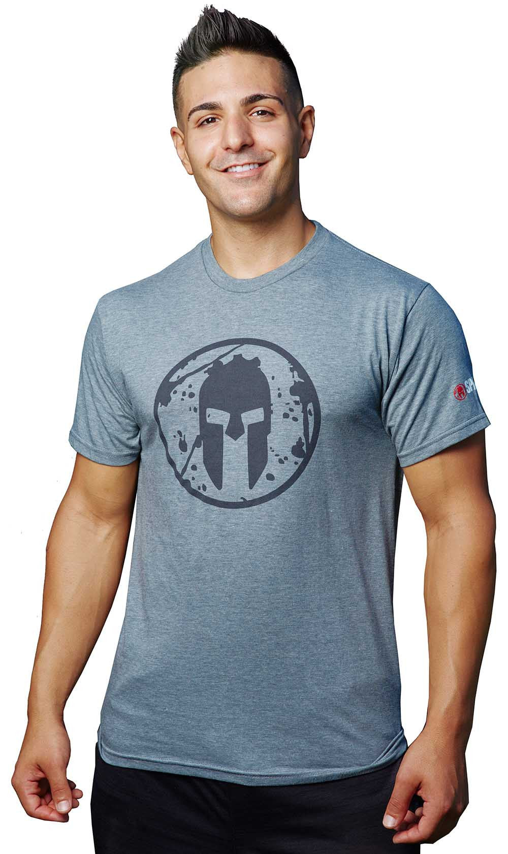 SPARTAN Helmet Bold Logo Tee - Men's