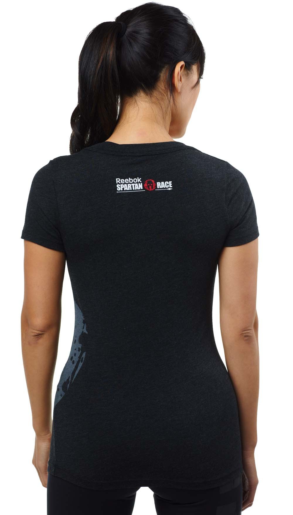 Reebok SPARTAN Race Logo Tee Vneck - Women's