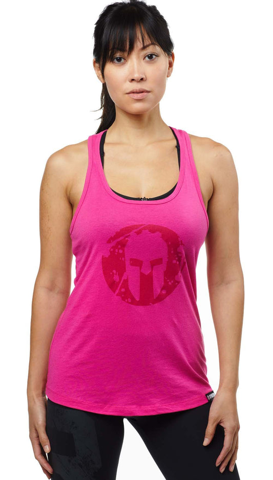SPARTAN Helmet Logo Tank - Women's